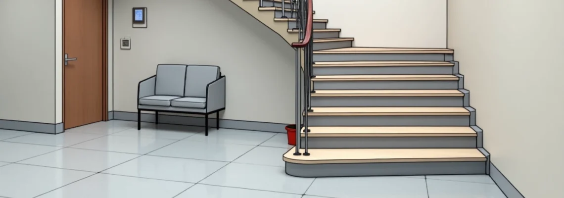 installer-un-escalier-dans-un-local-erp